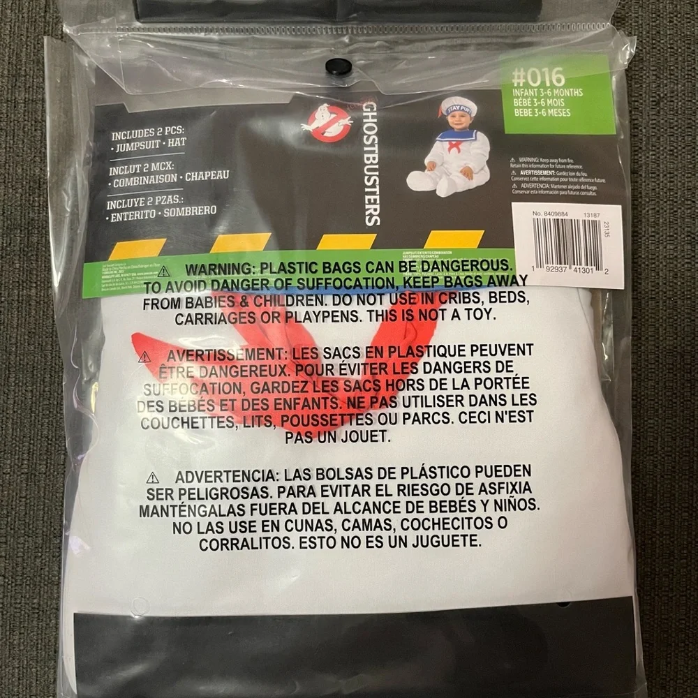 Ghostbusters Stay Puft Infant Costume